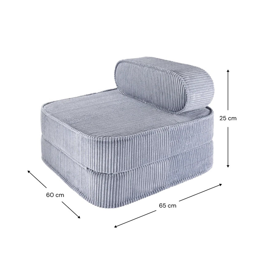 Wigiwama Flip Chair - Corduroy Blueberry