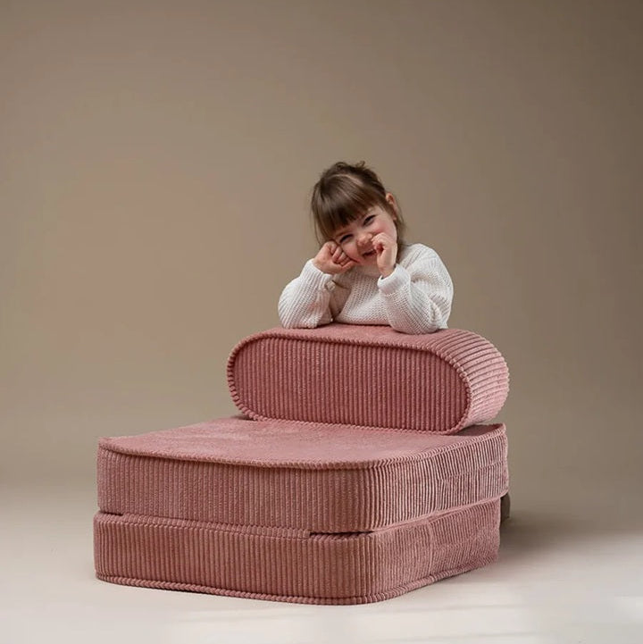 Wigiwama Flip Chair - Corduroy Pink Mousse