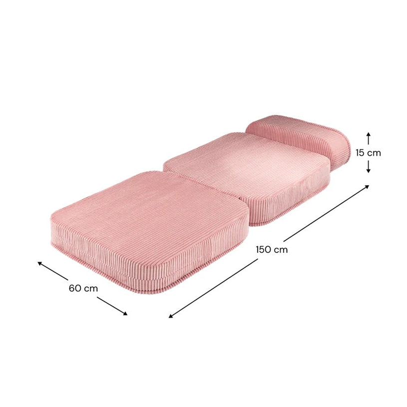 Wigiwama Flip Chair - Corduroy Pink Mousse