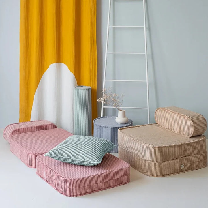 Wigiwama Flip Chair - Corduroy Pink Mousse