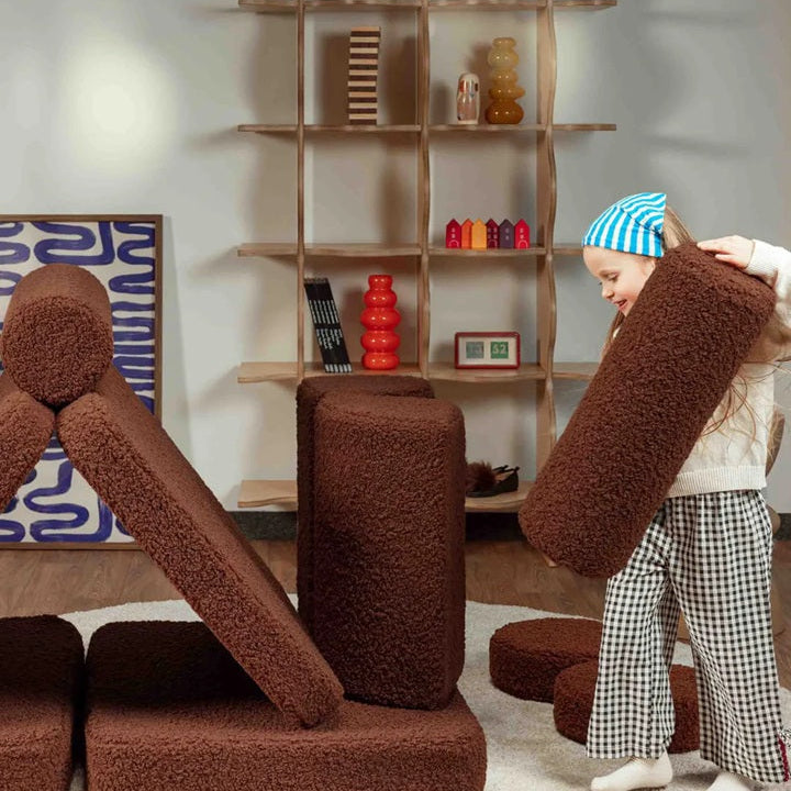 Wigiwama Modular Play Sofa - Warm Hazel