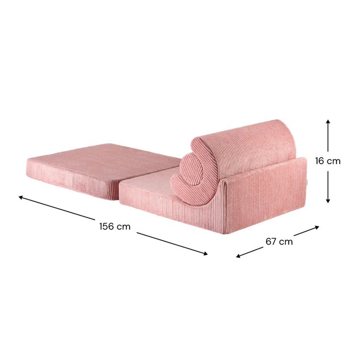 Wigiwama Flipster Chair - Corduroy Pink Mousse