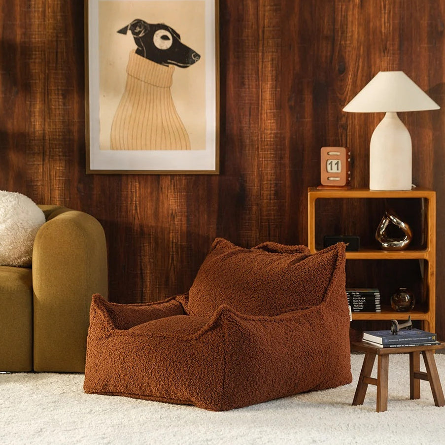 Wigiwama Club Teen Beanbag Chair - Warm Hazel