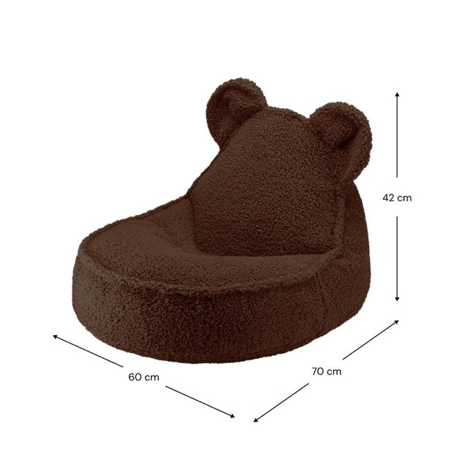 Wigiwama Bear Beanbag Chair - Warm Hazel