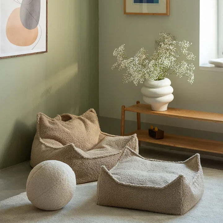 Wigiwama Square Ottoman - Biscuit