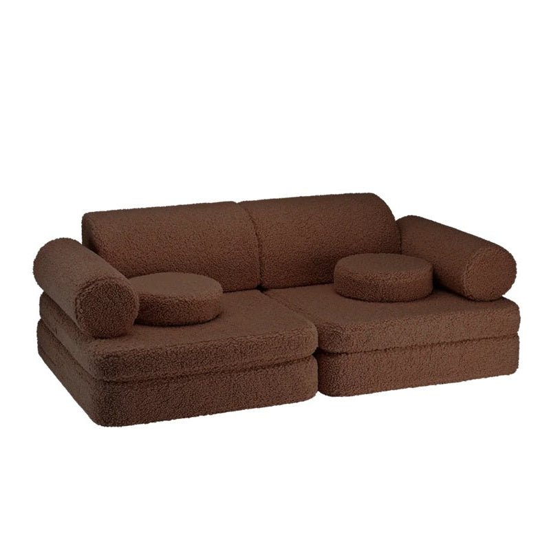 Wigiwama Modular Play Sofa - Warm Hazel