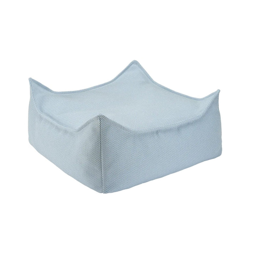 Wigiwama Outdoor Square Ottoman - Azure