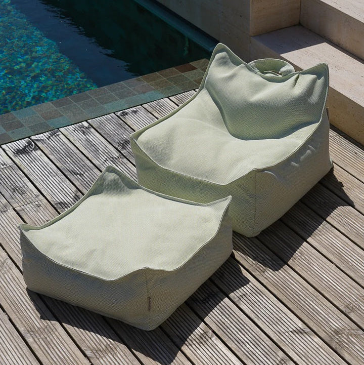 Wigiwama Outdoor Square Ottoman - Herba