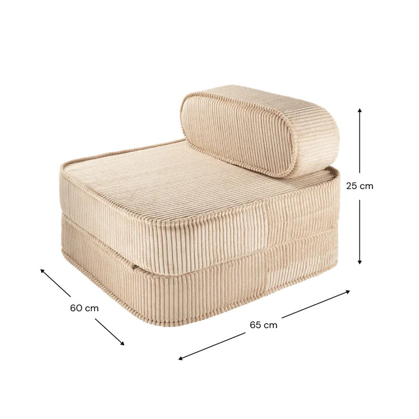 Wigiwama Flip Chair - Corduroy Brown Sugar
