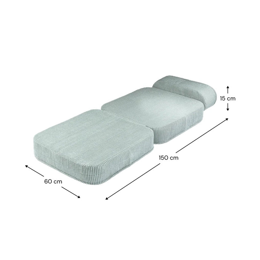 Wigiwama Flip Chair - Corduroy Peppermint Green