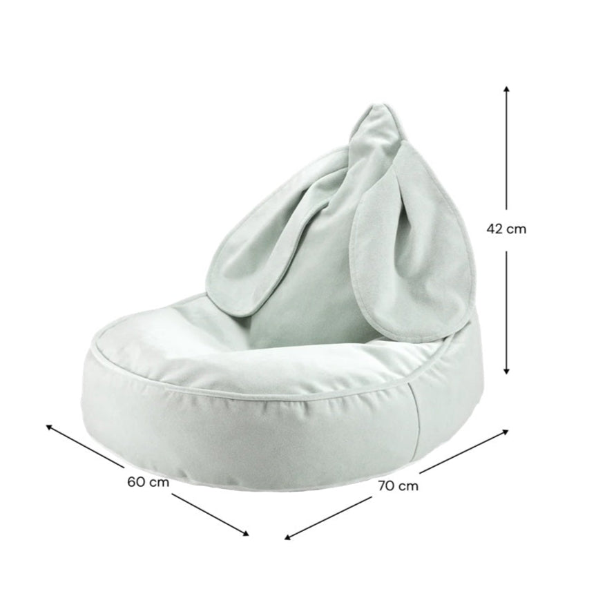 Wigiwama Bunny Beanbag Chair - Misty Green