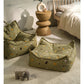 Wigiwama Beanbag Chair & Ottoman Set - Terrazzo Moss