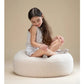 Wigiwama Bear Beanbag & Ottoman Set - Cream
