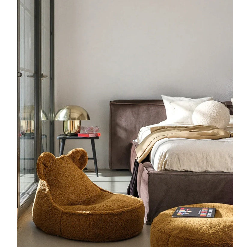 Wigiwama Bear Beanbag & Ottoman Set - Maple