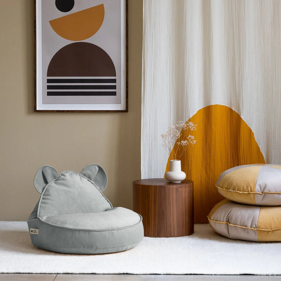 Wigiwama Bear Beanbag Chair - Velvet Misty Green