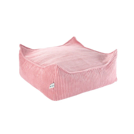 Wigiwama Square Ottoman - Corduroy Pink Mousse