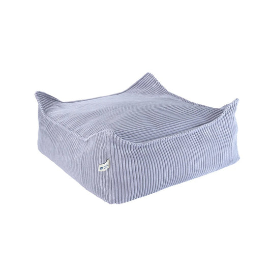 Wigiwama Square Ottoman - Corduroy Blueberry