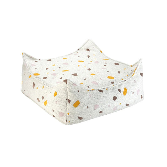 Wigiwama Square Ottoman - Terrazzo Marble