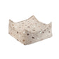 Wigiwama Square Ottoman - Terrazzo Sand