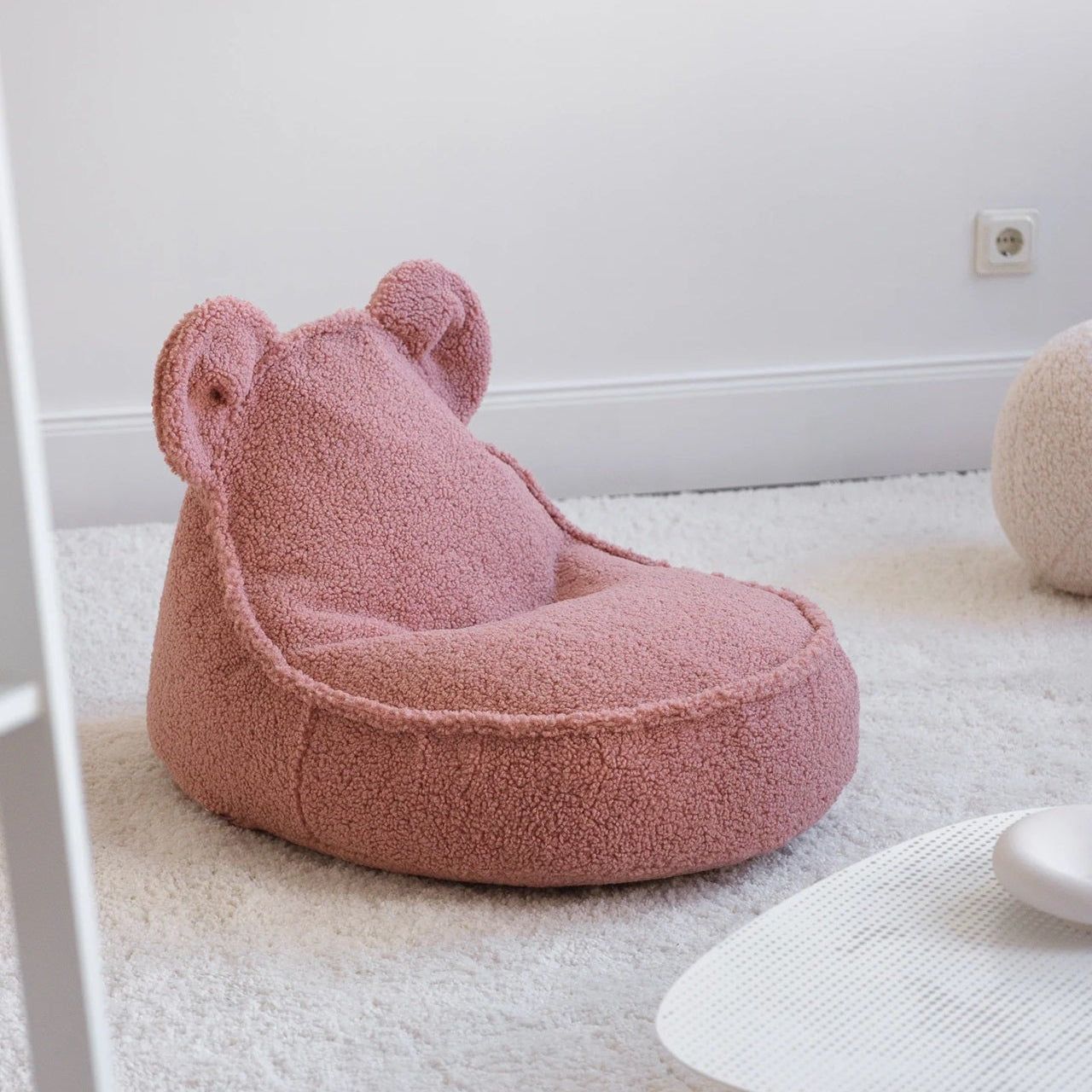 Wigiwama Bear Beanbag Chair - Guava