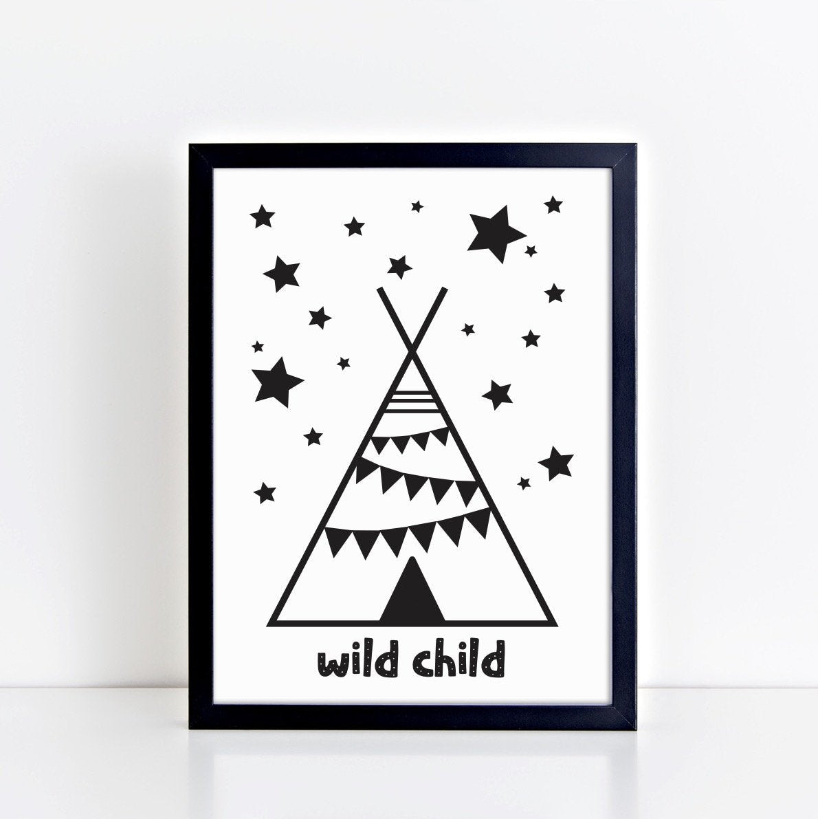 The Little Jones Wild Child Teepee Print