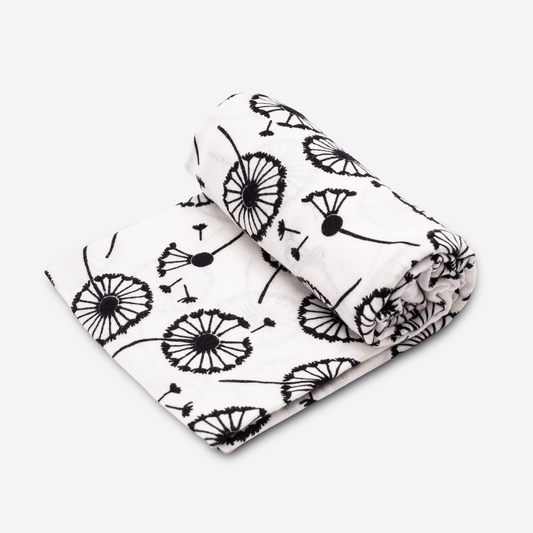 Etta Loves Baby Sensory XL Muslin Swaddle - Dandelion