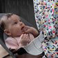 Etta Loves Baby Sensory XL Muslin Swaddle - Sycamore