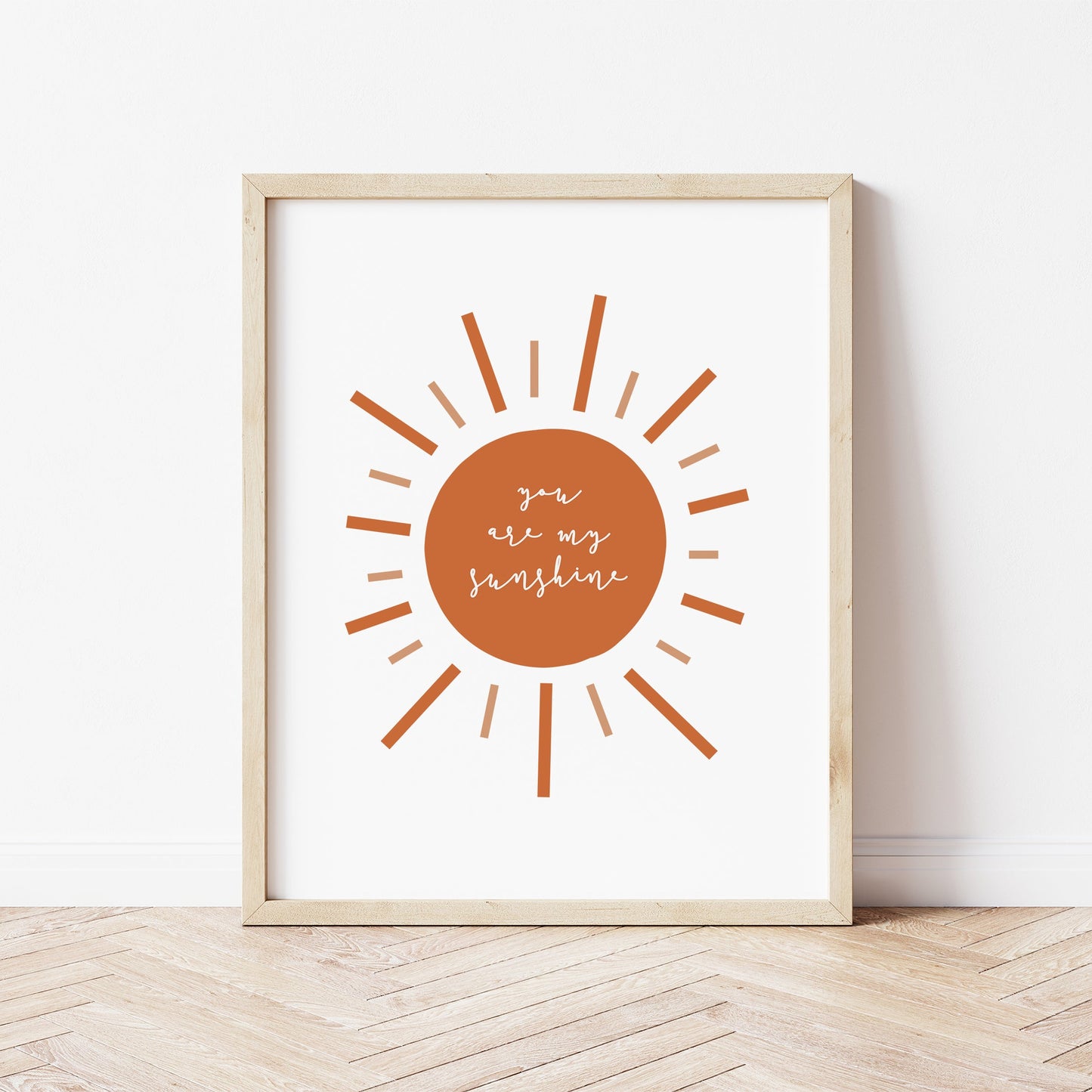 The Little Jones You Are My Sunshine Print - Burnt Orange