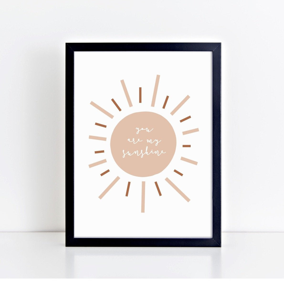 The Little Jones You Are My Sunshine Print - Light Peach