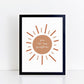 The Little Jones You Are My Sunshine Print - Toffee