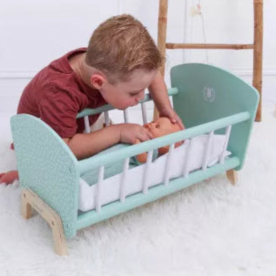 Janod Wooden Doll's Cot