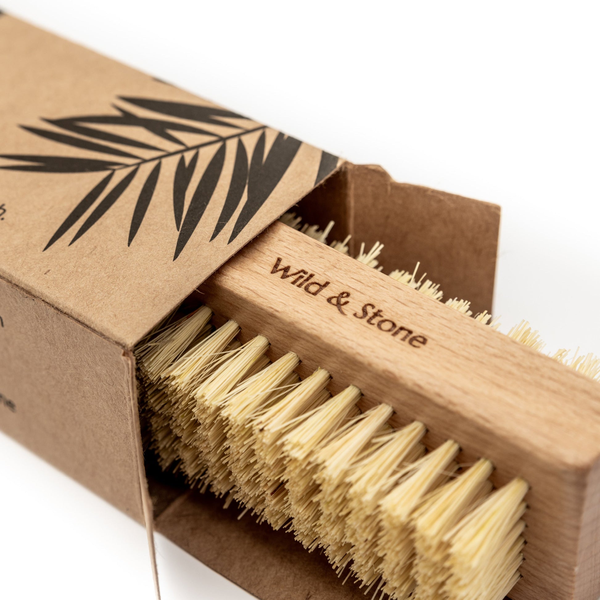 Wild & Stone Biodegradable Natural Bristle Nail Brush