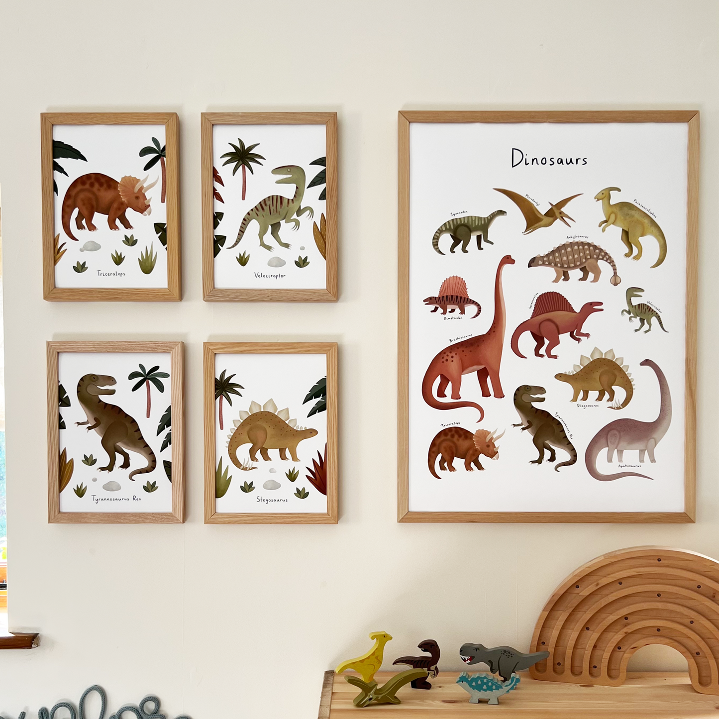 Triceratops Art Print by Kid of the Village (6 Sizes Available)