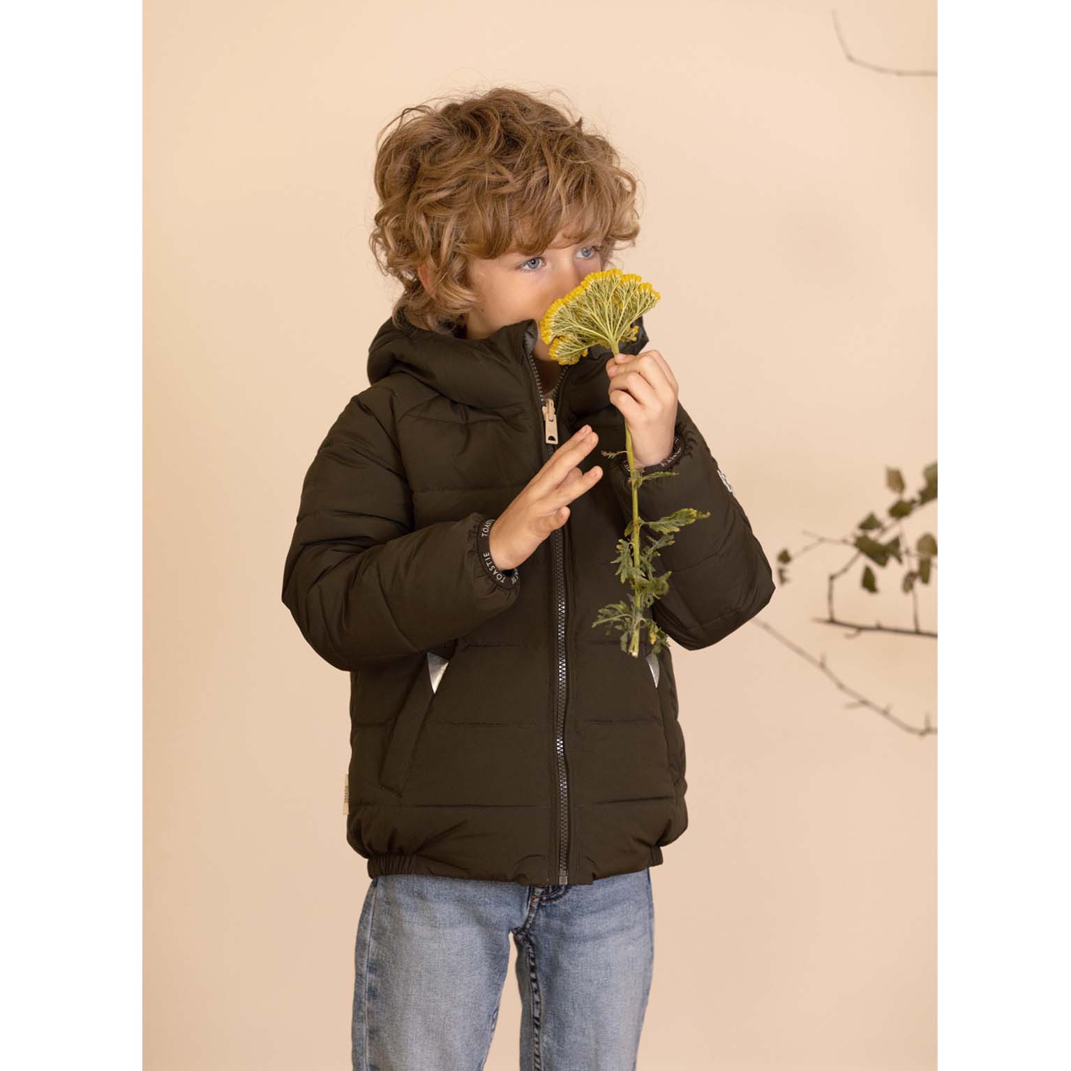 Toastie Kids Ecoreversible Puffer Jacket - Matte Antique Olive/Sage