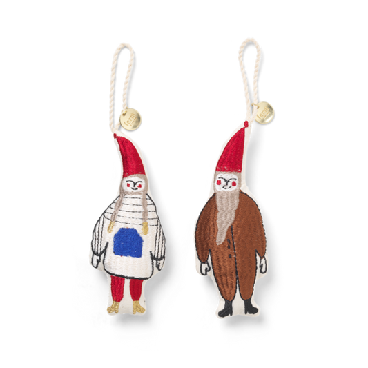 Ferm Living Elf Pair Christmas Decorations