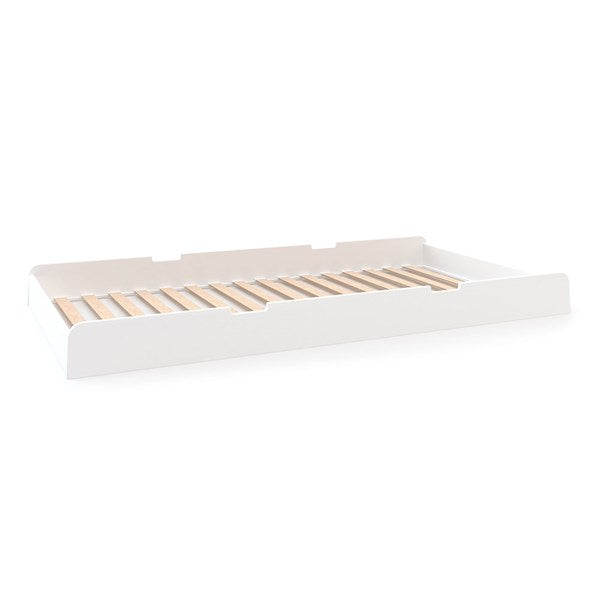 Oeuf NYC River Single Bed - White & Walnut