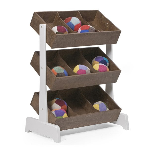 Toy Storage Unit Walnut