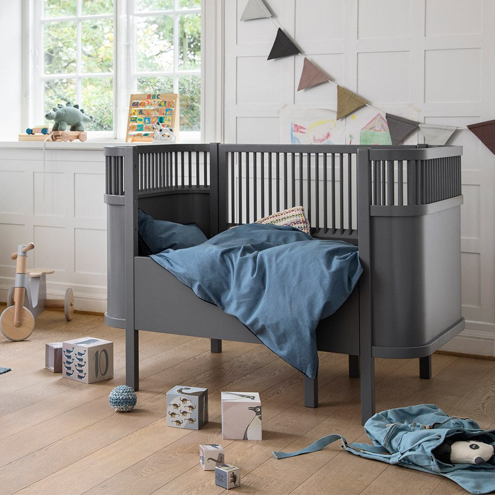 Sebra Baby & Junior Bed - Classic Grey
