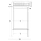 Sebra Changing Unit With Drawers - Classic Grey
