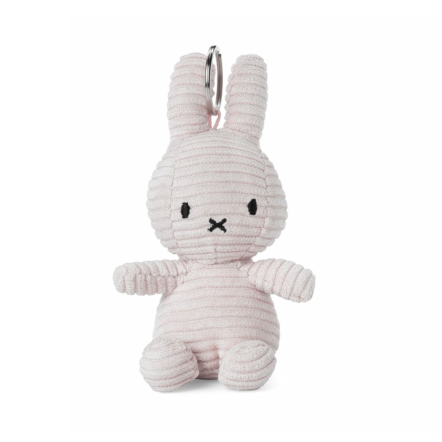 Miffy Corduroy Keyring Soft Toy - 10cm White