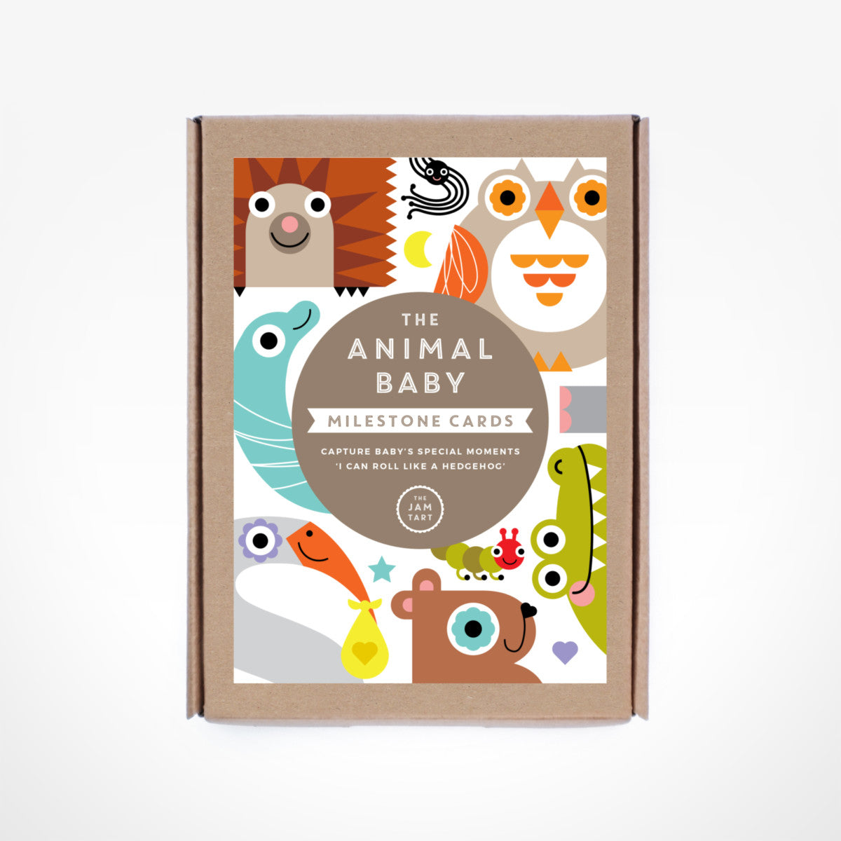 The Animal Baby Milestone Cards By The Jam Tart