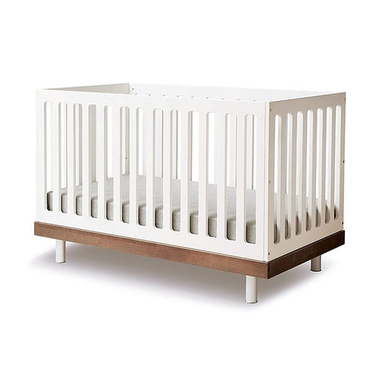 Oeuf NYC Classic Cot Bed - White & Walnut