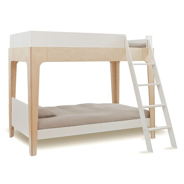 Oeuf NYC Perch Bunk Bed - White & Birch