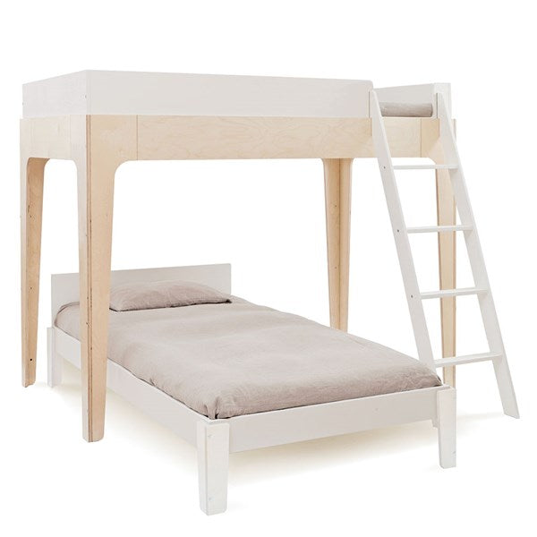 Oeuf NYC Perch Bunk Bed - White & Birch