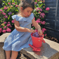 Bigjigs Silicone Bucket, Frisbee and Spade Set - Coral Pink