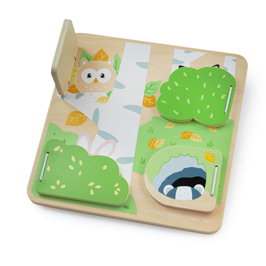 Bigjigs Wooden Woodland Hide and Seek Puzzle