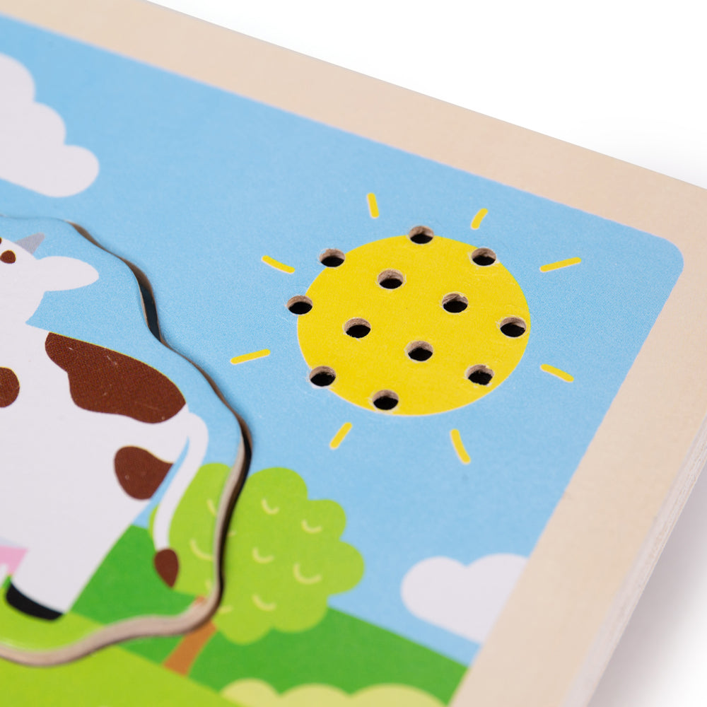 Bigjigs Wooden Farm Sounds Puzzle