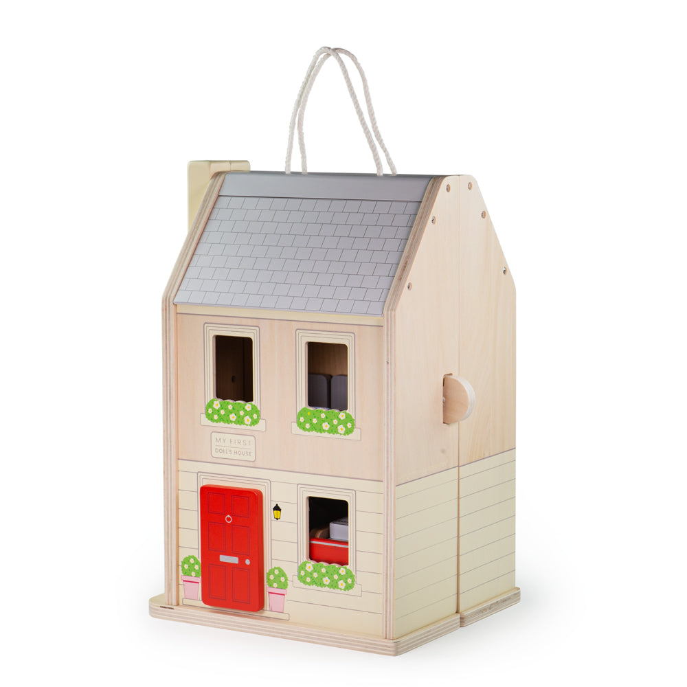 Bigjigs Wooden My First Doll House