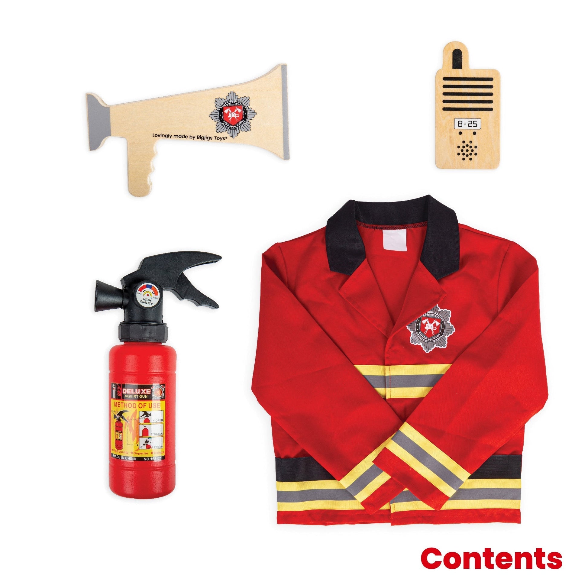 Bigjigs Firefighter Dress Up Set (Without Helmet)