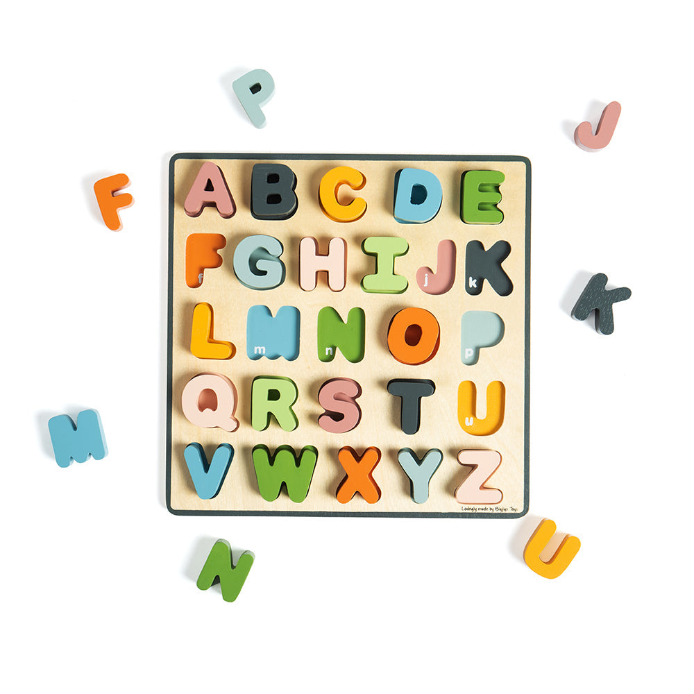 Bigjigs Wooden Abc Puzzle - Uppercase